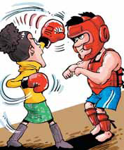 Pompous man wants to be punching bag for women