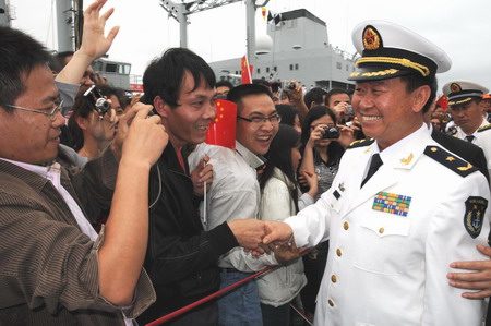 Chinese naval fleet pays goodwill visit to Peru
