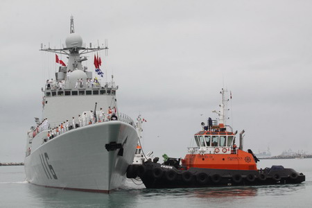 Chinese naval fleet pays goodwill visit to Peru