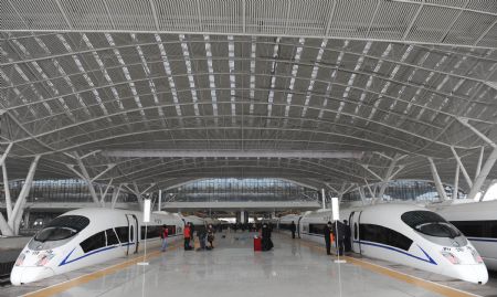 China to launch high-speed railway from central to south China