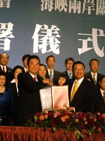 Cross-Straits negotiators move for free-trade deal