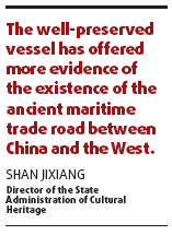 Ancient ship back in business
