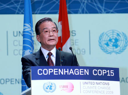 Premier Wen at Copenhagen conference