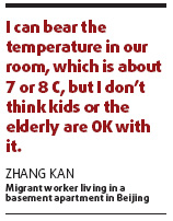 China's poorest brave life below zero