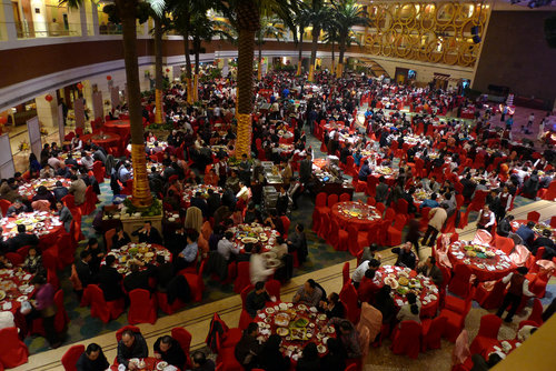 Lavish wedding banquet lands cop in hot soup