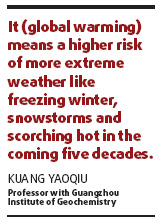 Cold snap linked to global warming