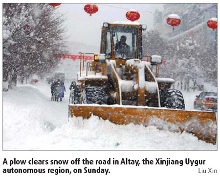 Deadly waves of cold continue to hit Xinjiang