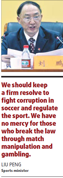Corruption in soccer targeted