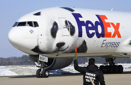 Pandas going home