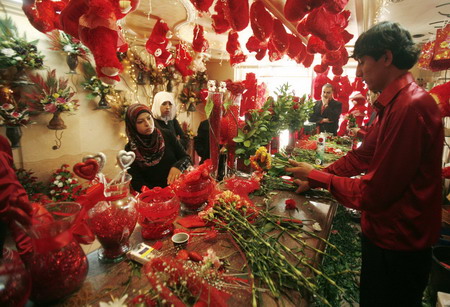 Valentine's Day marked around the world