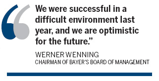 Bayer to play role in shaping China's environmental future