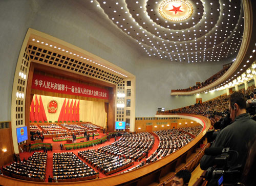 China starts parliament session