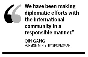 China urges diplomatic efforts to resolve Iran standoff