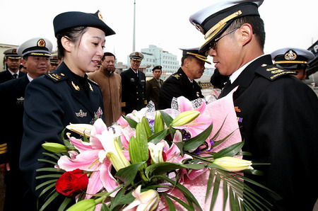 Singapore Navy receive a warm welcome