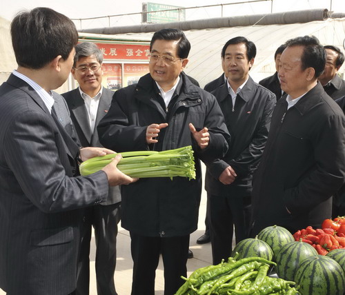 President Hu: More efforts to develop west inland