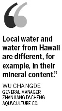 Shrimp need foreign seawater to thrive