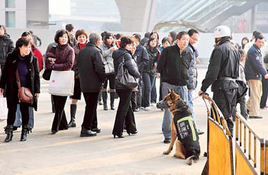 Expo security tightened in Shanghai