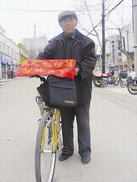 70-year-old bikes 5,000-km historic tour