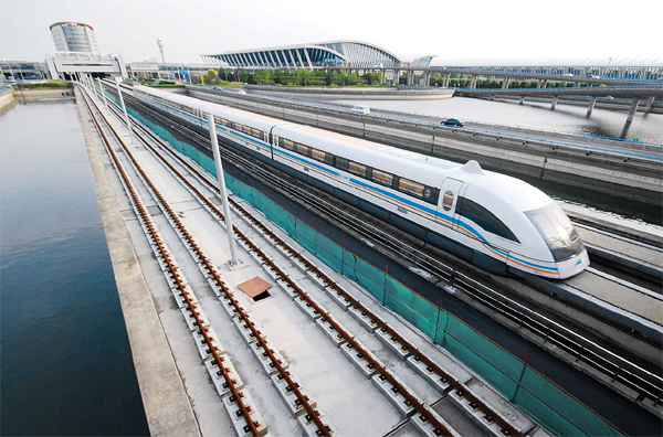 Maglev runs into friction