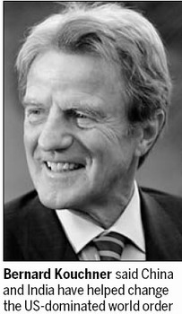 Kouchner questions dollar dominance