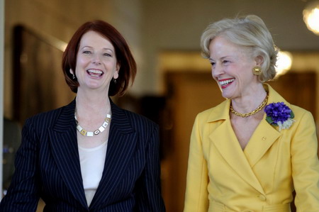 Wen congratulates Gillard on becoming Australian PM