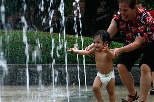 Heat wave to grill south China