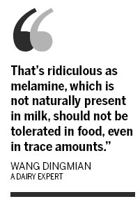 Melamine resurfaces in dairy products