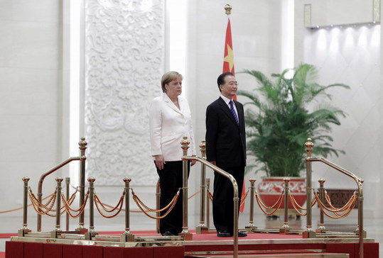 China, Germany ink ten agreements amid Merkel's visit