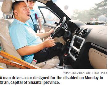 Disabled people demand to drive