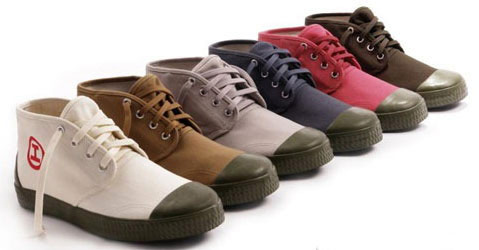 Old military shoes become fad overseas