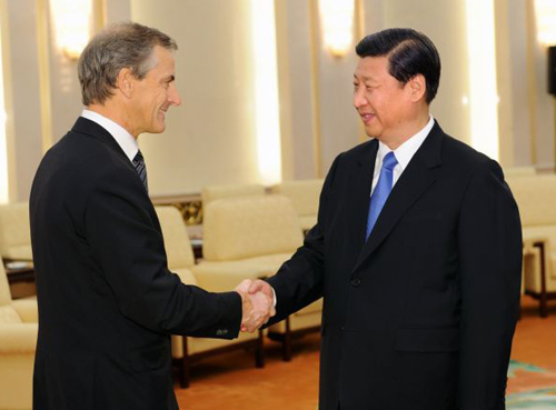 Chinese VP pledges to enhance co-op with Norway