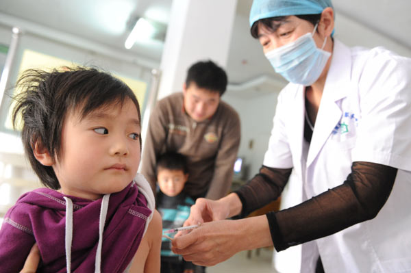 Jab to give measles the KO in China