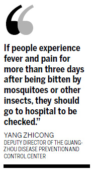Health alert issued over dengue fever
