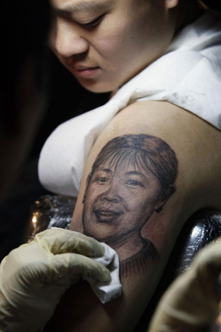  International Tattoo Convention at the 798 Art Zone in Beijing Oct 16 