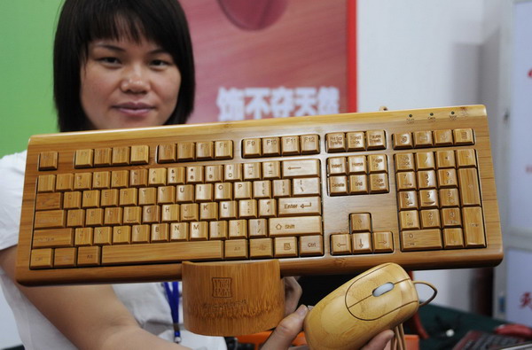 Save the planet, type on a bamboo keyboard