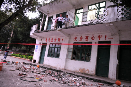 Dozens of students injured in balcony collapse