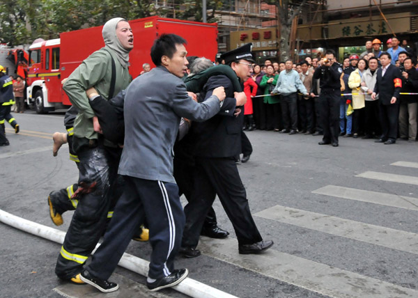 42 killed in high-rise building fire in Shanghai