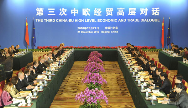 China, EU hold talks on economy, trade in Beijing