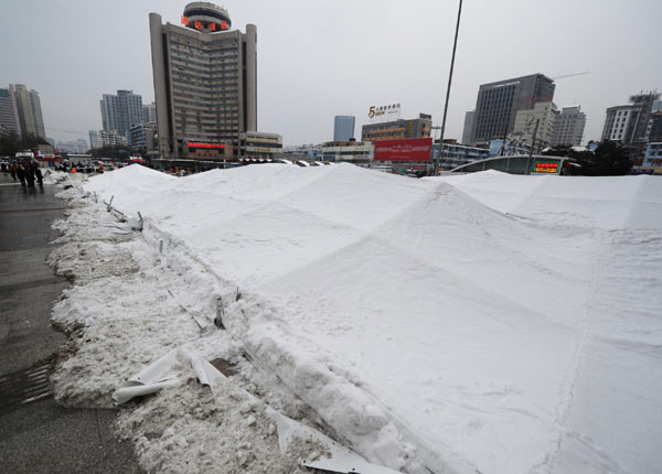 Heavy snow wrecks havoc in SW China