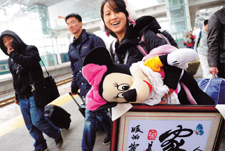 Rising cost of returning home for Spring Festival