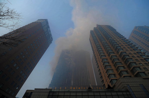 Five-star hotel fire under control in Shenyang