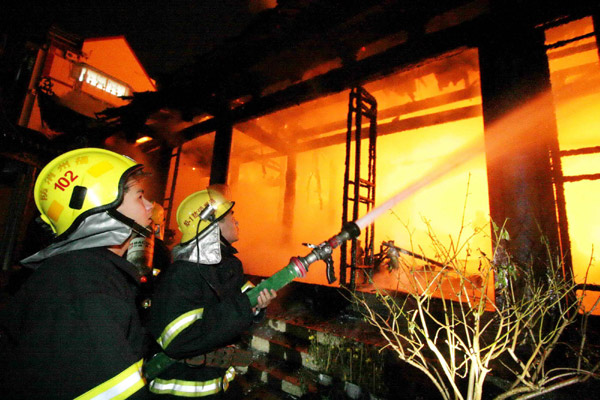 Fire damages 1,000-year-old temple in E China