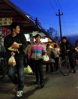 College grads set up camp near campus