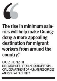 Wage hike to benefit migrant laborers