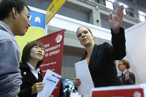 Expat student numbers rise in China