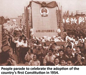 Timeline of China's legal process