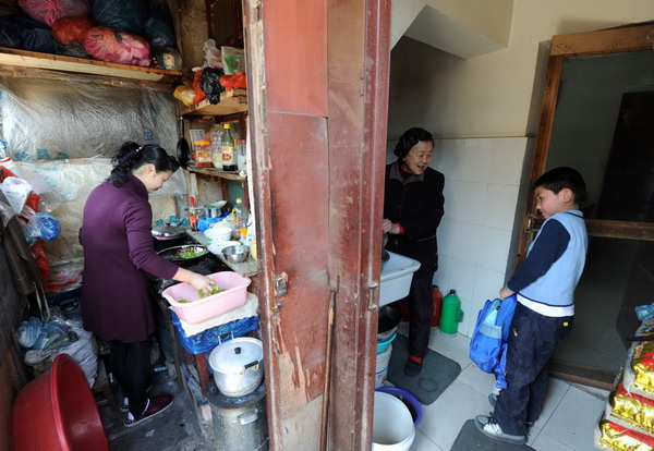 Cement tower home to 50 families