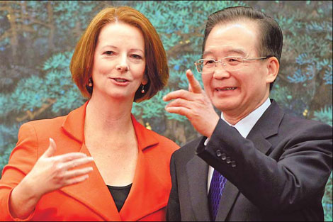 China, Australia ties get trade boost