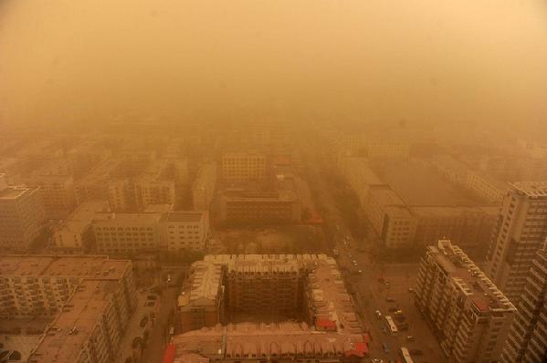 Sandstorms to abate in North China