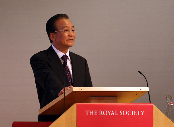 Premier Wen shares vision for China's future